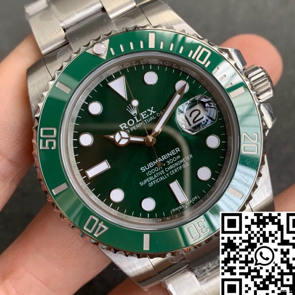 ZZ 116610LV 40MM V2S Dial Factory Green Submariner Rolex 0830